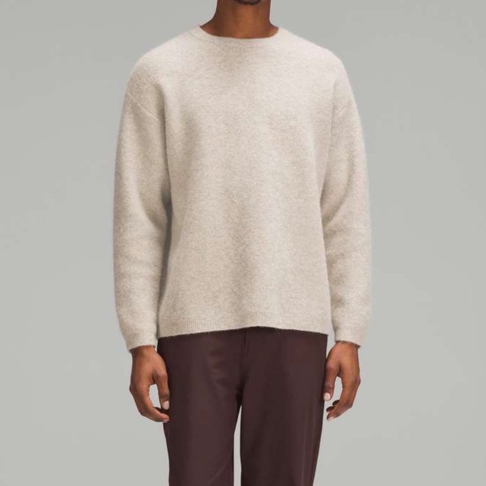 Lululemon Alpaca Wool Blend Crew Neck Sweater M3ENIS Men S Merino Thermal
